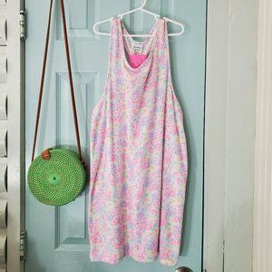 Vintage Terrycloth Floral Dress kids 12